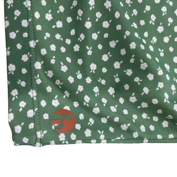 Honey Mark Girls Green Floral Two Piece Swimsuit Ruffle Sleeve Bikini 3T 4T - Picture 3 of 6